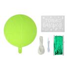 Воздушный шар «Только вперёд», 18", полимерный, с тассел лентой, зеленый - Фото 2