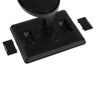 Зеркало Luazon KZ-06, подсветка, 26.5×16×12 см, 4хАА, 22 диода, сенсорная кнопка, черное - Фото 9