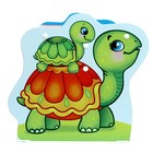 Скамейка детская «Черепаха», цвет красный и синий - Фото 3