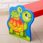 Скамейка детская «Черепаха», цвет красный и синий - Фото 6