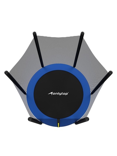 Батут ONLYTOP, d=183 см, высота сетки 173 см, синий