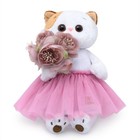 Мягкая игрушка «Кошечка Ли-Ли» с букетом, 27 см - Фото 1