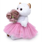Мягкая игрушка «Кошечка Ли-Ли» с букетом, 27 см - Фото 2