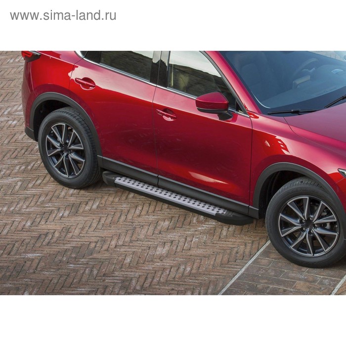Порог-площадка "Bmw-Style" RIVAL, Mazda CX-5 2017-н.в., с крепежом, D173AL.3802.1 - Фото 1