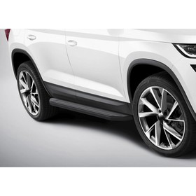 Порог-площадка "Premium-Black" RIVAL, Skoda Kodiaq 2017-н.в., с крепежом, A180ALB.5102.2 4196039