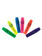 Маркер-текстовыделитель, скошенный наконечник, узел 5 мм, МИКС - Фото 2