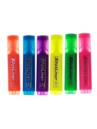 Маркер-текстовыделитель, скошенный наконечник, узел 5 мм, МИКС - Фото 2