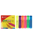 Маркер-текстовыделитель, скошенный наконечник, узел 5 мм, МИКС - Фото 6