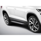 Порог-площадка "Bmw-Style" RIVAL, Skoda Kodiaq 2017-н.в., с крепежом, D180AL.5102.2 - Фото 1