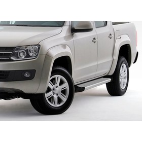 Порог-площадка "Silver" RIVAL, Volkswagen Amarok 2010-2016, с крепежом, F193AL.5803.1 4196068