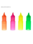 Маркер текстовыделитель, наконечник скошенный 5 мм, секционный, 4 цвета - Фото 3