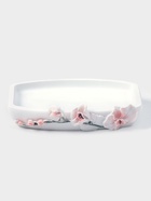 Аксессуары для ванной «Орхидея», 3 предмета, дозатор 580 мл, мыльница, стакан - Фото 4