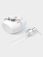 Аксессуары для ванной «Орхидея», 3 предмета, дозатор 580 мл, мыльница, стакан - Фото 5