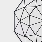 Фруктовница Доляна «Геометрия», 26×26×8 см, цвет чёрный - Фото 4