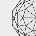 Фруктовница Доляна «Геометрия», 27×27×14 см, чёрная - Фото 5