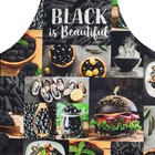 Фартук «Этель: BLACK» 70х60 см, 100% хлопок, саржа 190 гр/м² - фото 45355814