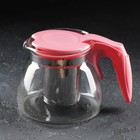 Чайник стеклянный заварочный «Джулиан», 700 мл, с металлическим ситом, цвет МИКС - Фото 2