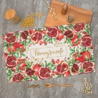 Полотенце кухонное «Этель. Гранаты», 40×73 см, 100% хлопок, саржа 190 г/м² - Фото 1