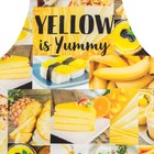 Фартук «Этель» YELLOW, 70×60 см, 100% хлопок, саржа 190 г/м² 4136522