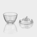 Сахарница «Яблоко», 300 мл, 10×11 см, стекло - Фото 2