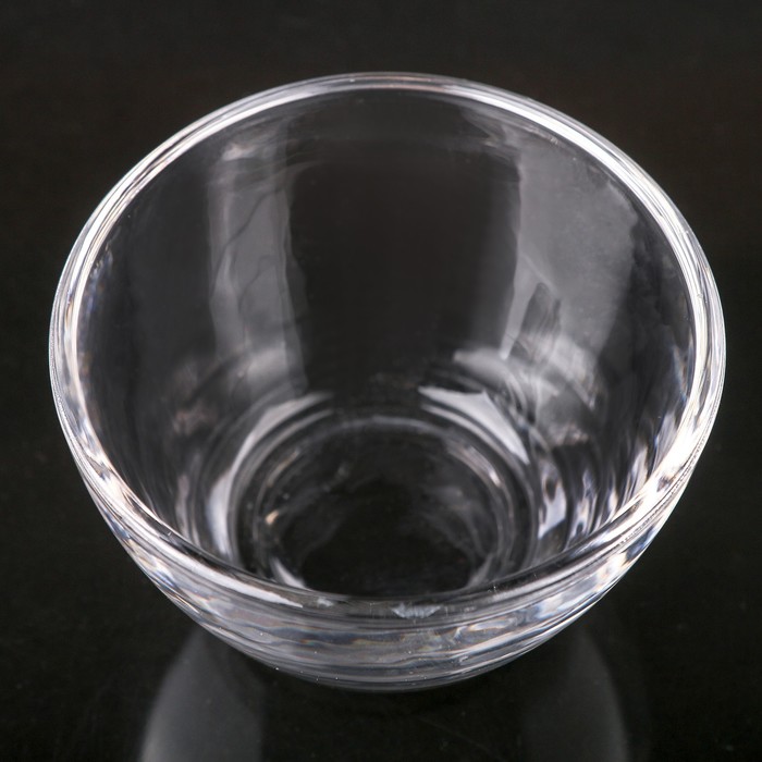 Сахарница стеклянная «Яблоко», 300 мл, 10×11 см - фото 1883428191