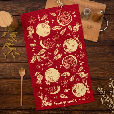 Полотенце кухонное «Гранаты» 35×60 см