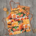 Фартук «Этель: ORANGE» 70х60 см, 100% хлопок, саржа 190 гр/м² - фото 8784167