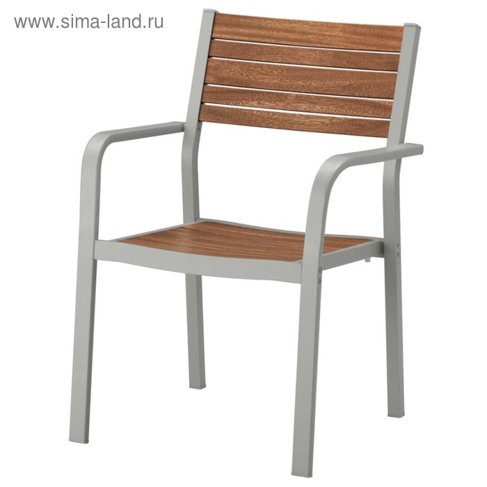 Кресло ШЭЛЛАНД, светло-коричневый - Фото 1