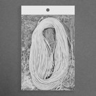 Резинка шляпная, 1.5 мм, 50±1 м, белая - Фото 3