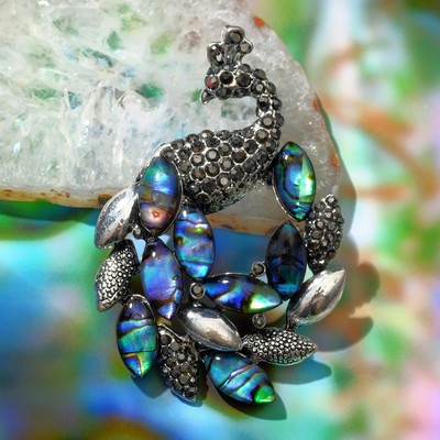 Брошь-кулон «Галиотис» жар-птица