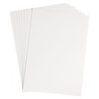 Картон белый А4, 8 листов двусторонний, мелованный, блок 230 г/м², EXTRA белизна, в папке, Calligrata TOP - Фото 2