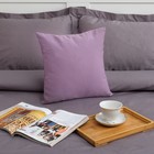 Декоративная подушка "Этель" 40х40 см, Английский стиль, цвет сиреневый, 100% п/э - Фото 1