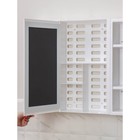 Зеркало – шкаф для ванной комнаты Hilton, 550×160×740 мм, цвет белый - Фото 4