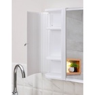 Зеркало – шкаф для ванной комнаты Hilton Premium Left, 550×150×560 мм, белое - Фото 3