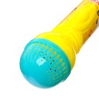 Микрофон музыкальный «Пой с нами» свет, звук, работает от батареек, в пакете - фото 23329607