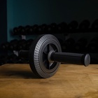 Ролик для пресса ONLYTOP, 27×14 см, с ковриком, цвет чёрный - Фото 10