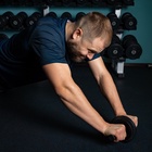 Ролик для пресса ONLYTOP, 27×14 см, с ковриком, цвет чёрный - Фото 7