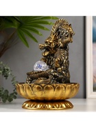 Фонтан настольный с подсветкой «Золотой дракон», от сети, 32×23×23 см - Фото 5
