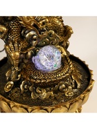 Фонтан настольный с подсветкой «Золотой дракон», от сети, 32×23×23 см 4098154