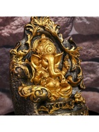 Фонтан настольный с подсветкой «Золотой Ганеша на ажурном троне», от сети, 28×20.5×20.5 см - Фото 9