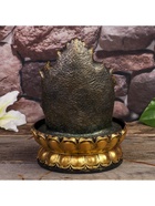 Фонтан настольный с подсветкой «Золотой Ганеша на ажурном троне», от сети, 28×20.5×20.5 см - Фото 10