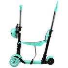 Самокат-каталка 5 в 1, колёса световые PU 120/80 мм - Фото 9