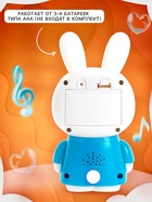 Музыкальная игрушка «Любимый дружок: Зайчик», поёт песни, рассказывает сказки, ушки мигают цветными огоньками - Фото 8