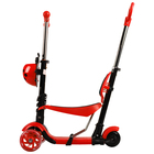 Самокат-каталка 5 в 1, колёса световые PU 120/80 мм - Фото 8