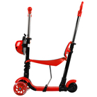 Самокат-каталка 5 в 1, колёса световые PU 120/80 мм - Фото 9