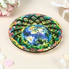 Конфетница «8 Марта, подснежники», d=19.5 см, дерево, разноцветная - Фото 1