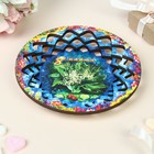 Конфетница «8 Марта, ландыши», d=19.5 см, дерево, разноцветная - Фото 1