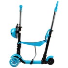 Самокат-каталка 5 в 1, колёса световые PU 120/80 мм - Фото 10