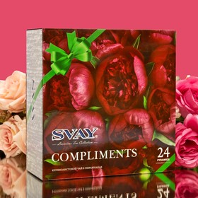 Чайное ассорти SVAY Compliments Peonies, 24 пирамидки 4177061