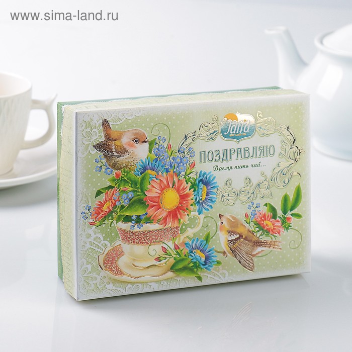 Чай  черный JARRA "Шкатулка" цейлонский крупнолистовой, 125 г - Фото 1